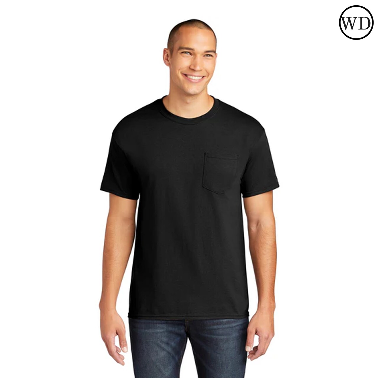 Gildan Heavy Cotton Pocket T-Shirt, Small Business DIY T-Shirt